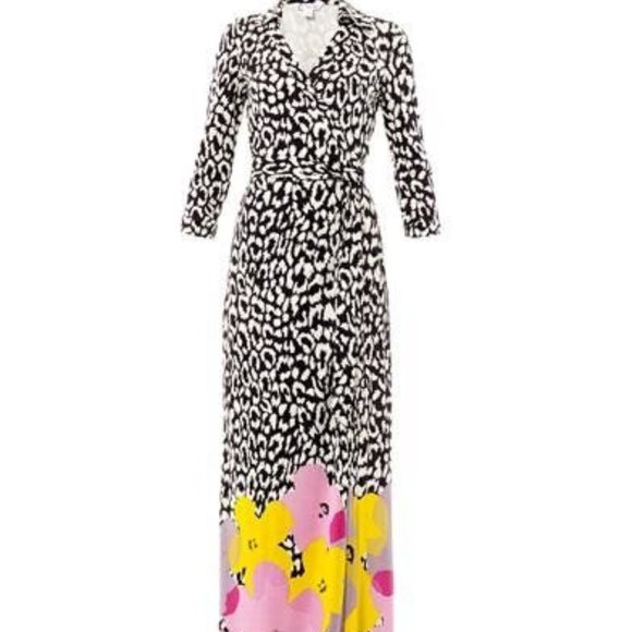 DIANE VON FURSTENBERG  Abigail silk-jersey maxi wrap dress - Picture 6 of 10